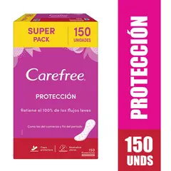 CAREFREE - Protectores Protección SUPER PACK x 150 Und