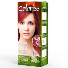 COLORISS - Tinte Rubio Oscuro Extra Rojo 6.66
