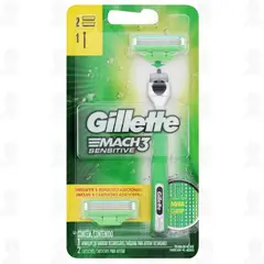 GILLETTE - Afeitadora Mach3 Sensitive 2 Respuestos X 1 Und