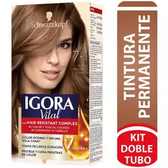 IGORA - Tinte Vital Permanente Rubio Mediano Cenizo 7-1