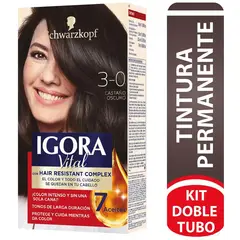 IGORA - Tinte Permanente Vital Castaño Oscuro 3-0
