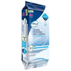 TENA - Toallas Humedas x 40 Und