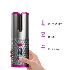 GENERICO - Rizador De Cabello Automatico Inalambrico Con Pantalla