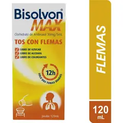 SANOFI - Bisolvon Max Adultos 30mg/5mL x 120 Ml Flemas