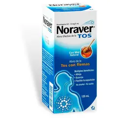 NORAVER - Jarabe Tos Miel Adulto x 120 Ml