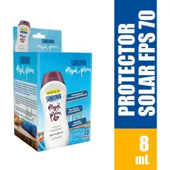 SUNDOWN - Protector Solar FPS 70 12 Sachets X 8 Gr