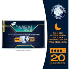 TENA - Protector For Men Noche Paquete X 20 Unidades