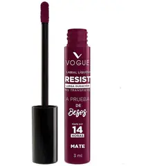 VOGUE - Labial Resist A Prueba De Besos Valiente X 3 Ml