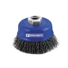 TOOLCRAFT - Grata Copa Trenzada 4" Fino Entrada 5/8".