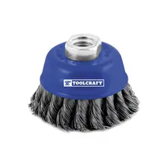 TOOLCRAFT - Grata Copa Trenzada 2.1/2" Fino Entrada 5/8".