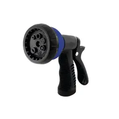 TOOLCRAFT - Pistola De Riego Metálica Y Pvc De 7 Funciones