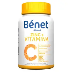 GENERICO - Gomas Benet Zinc + Vitamina C X 60und