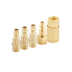 TOOLCRAFT - Juego De Acoples Y Conectores Rápidos De 5 Piezas