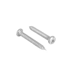 TOOLCRAFT - 100 Tornillos Para Metal 3/4" #10 Cabeza Redonda