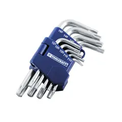 TOOLCRAFT - Juego De 9 Llaves Torx Desde T10 Hasta T50