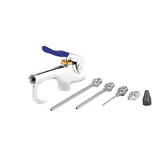 TOOLCRAFT - Set De Pistola Sopleteadora 90 Psi Con 5 Boquillas