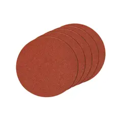 TOOLCRAFT - 5 Discos De Lija 7" Grano 50 Fondo De Fibra.