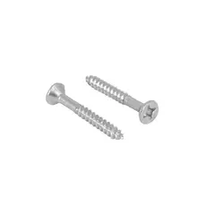 TOOLCRAFT - 100 Tornillos Para Madera 1.1/4" #10 Cabeza Cónica