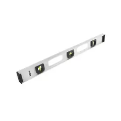 WOLFOX - Nivel De Aluminio 18" Con 3 Gotas Y Ventana Superior