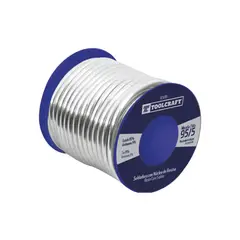 TOOLCRAFT - Soldadura Resina 95/5 De 3 Mm Para Tuberías De Gas