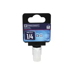 TOOLCRAFT - Copa Estándar 1/4" De 12 Puntas Mando 3/8"