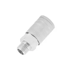 WOLFOX - Acoplador Rápido De Acero 1/4" Macho Para Compresor
