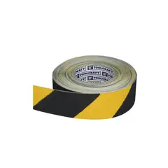 TOOLCRAFT - Cinta Antiderrapante De 5 M X 50 Mm Negro/Amarillo