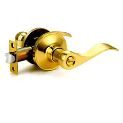 TOOLCRAFT - Chapa Para Baño De Manija Curva Topforge Latón Brillante