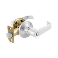 TOOLCRAFT - Chapa Para Baño Manija Institucional Topforge Cromo Mate