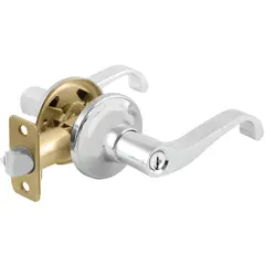 TOOLCRAFT - Chapa Para Entrada De Manija Curva Topforge Cromo Mate