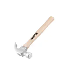 WOLFOX - Martillo De Uña Curva 16 Oz Con Mango De Madera
