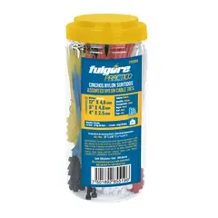 FULGORE - Set De 650 Amarres Cinchos Plásticos Varios Colores