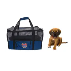 HALLY PET - Maletín cargador grande 54 x 30 x 24 cm Azul Oscuro