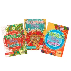 BOOKS - Libros De Mándalas Para Colorear De 64 Paginas X 3 Unidades