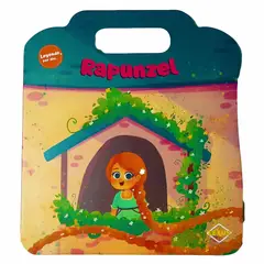 LEXUS - Super Libro Princesa Rapunzel Ilustraciones Hojas Duras Niña