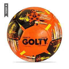 GOLTY - Balón Fútbol Fundamentación Gambeta Niños No.5-Naranja