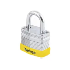 TOOLCRAFT - Candado Corto Laminado 40 Mm Topforge Resistente Al Corte