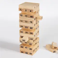 DHOAL - Juego jenga de madera, classic, ojo jenga gigante