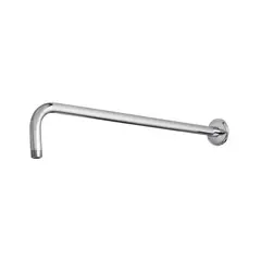 TOOLCRAFT - Brazo De Regadera En L Con Chapetón Yarden Acero Inoxidable