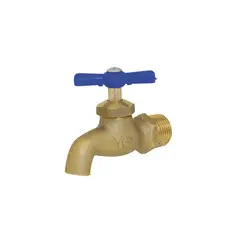 TOOLCRAFT - Llave De Agua 1/2" En Latón Yarden Con Salida Sin Rosca