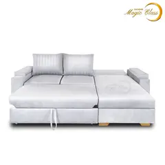 MAGIC CLASS - SALA MODERNA YOKO ECOCUERO BLANCA