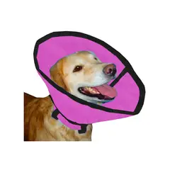 HALLY PET - Collar isabelino talla M Rosado