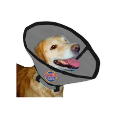 HALLY PET - Collar isabelino talla M Gris.