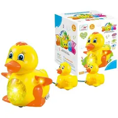 GENERICO - Juguete didáctico pato musical infantil bebe luces sonidos