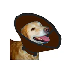 HALLY PET - Collar isabelino talla L Marron