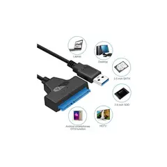 GENERICO - Cable Adaptador Disco Duro 2.5'' Hdd/ssd Sata A Usb 3.0