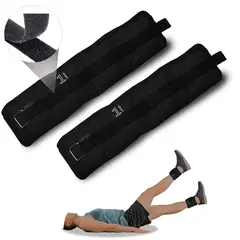 LAVEF - Pesas Tobilleras Basicas Kit 1k 2lbs el par NEGRO