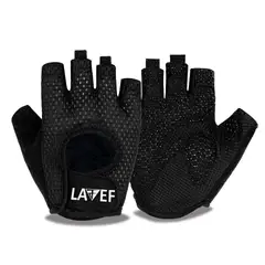 LAVEF - Guantes Ciclismo Deportes Gym Originales Con Gel Dedo Corto