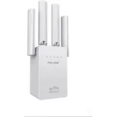 GENERICO - Repetidor de Señal Wifi 4 Antenas Pix-Link Wr09 Router Mini