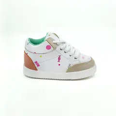 PAPOS - Botas Bebés Happy Candy - Zapatos Bebés - Crema